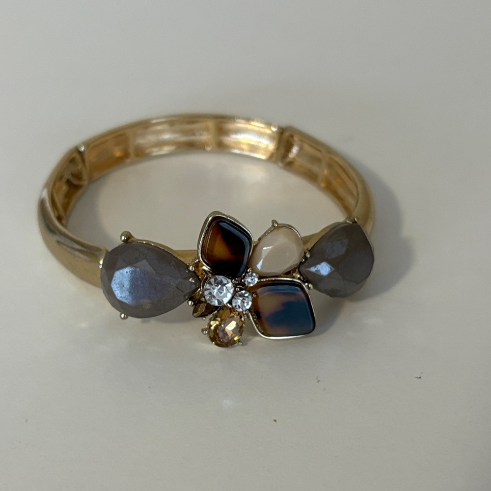 Gold and Gematone Bracelet